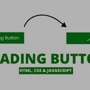 Button Loading Animation HTML CSS JavaScript