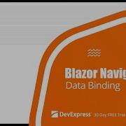 How To Bind Blazor Navigation Controls To Data Accordion Context Menu Menu Tree View Toolbar