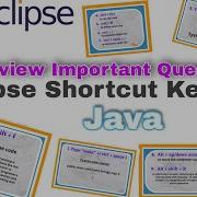 Eclipse Shortcuts For Java Developers Java Beginners Interview Question