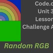 Code Org Lesson 6 Challenge Random RGB
