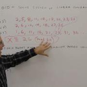 O10 Solving Systems Of Linear Congruences
