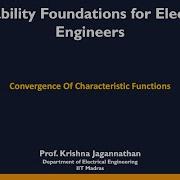 Mod12lec89 Convergence Of Characteristic Functions