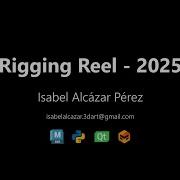 Rigging Reel 2025 Isabel Alcázar