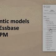 Semantic Models From Essbase And EPM In Oracle Analytics
