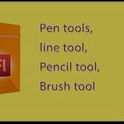 Pen Tool Line Tool Pencil Tool Brush Tool In Flash CS6 Tutorial
