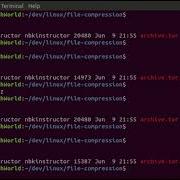 Fffe 03 Using The GZIP And BZIP2 Commands To Compress And Decompress A TAR Archive File In Linux
