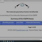 Six Electron Groups Geometry And Shapes Lesson 23 VSEPRT Alevelbonding