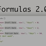 Formulas 2 0