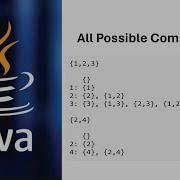 All Possible Combinations Coding Patterns Java