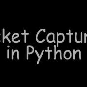 Packet Capturing In Python