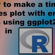 How To Make A Time Series Plot With Error Bars Using Ggplot2 In R Demonstration