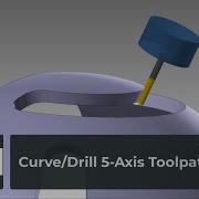 Curve 5axis Path Generation In Mastercam