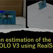 Position Estimation Of An Object With YOLO Using RealSense