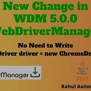 WebDriverManager 5 0 0 Update No Need For ChromeDriver Setup Selenium WebDriver Tutorial
