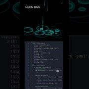 NEON RAIN With HTML Canvas HTML5 Canvas Tutorial Shorts Coding JavaScript