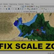 Display And Set The Map Scale Zoom In And Zoom Out