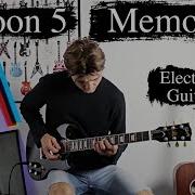 Memories Maroon 5 Emotional Rock Cover Electric Guitar