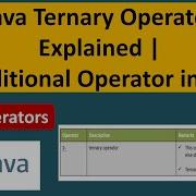 Java Ternary Operator Explained Conditional Operator In Java Java Tutorial