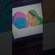 Draw Radha Krishna In Python Turtle Link In Description Pythonturtle Coding Turtlegraphics