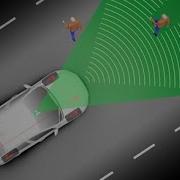 Volvo V60 Pedestrian Detection Animation