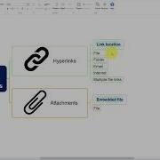 Create Hyperlinks And Attachments