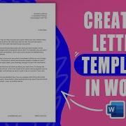 Create A Letter Template In Word With Logo