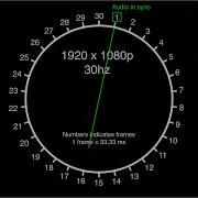 Audio Video Sync Test 1080p 30hz 30fps Refresh Rate Free Download