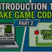 Snake Game Coding Tutorial Part 2 Adding An Eraser Sprite And Apple Target Using Scratch Or SNAP