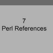 Perl References