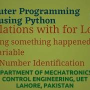Python Programming Basics To Advanced Calculations With For Loop Lab 10P 3