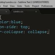 CSS Properties Border Collapse