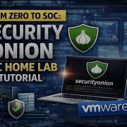 Security Onion SOC Home Lab On VMware Full Beginner Setup Guide