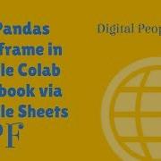 Import Google Sheets Data To Python Pandas DataFrame Via Colab Notebooks