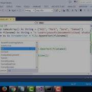 Writing An Array To A File Net