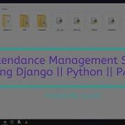 Part 2 Attendance Management System Using Django Python