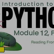 Python Fall 2025 Module 12 2 Reading From Files