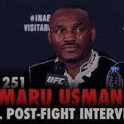 Kamaru Usman Defends Criticism Of Jorge Masvidal Win UFC 251 Post Fight Interview