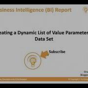 Dynamic List Of Value Parameter In Data Set In Oracle Business Intelligence