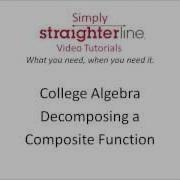 How To Decompose A Composite Function College Algebra Tips