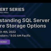 Understanding SQL Server On VMware Storage Options Expert Series With David Klee