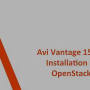 Avi Vantage Installation In OpenStack Part3 VIP Creation