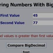 Comparing BigDecimal In Java NetBeans