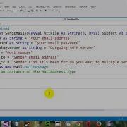 How To Send Email Using VB NET 2012