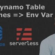 How To Add Dynamo Tables To Lambda Environment Variables Serverless AWS And Typescript