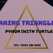 Making Triangle In Python With Turtle Replit Python Tips Tricks And More