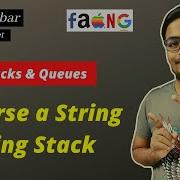 Reverse A String Using Stack Stack Love Babbar DSA Sheet Amazon