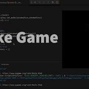 Snake Game Using Pygames Python Speed Code Time Lapse