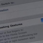 Enable New IPad Multitouch Gestures