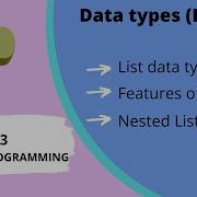 Data Types In Python List Part 7 Python Programming Lecture 13