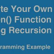 Calculate String Length Using Recursion C Programming Example